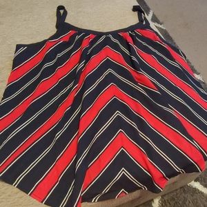 Torrid Chevron Print Swing Tank